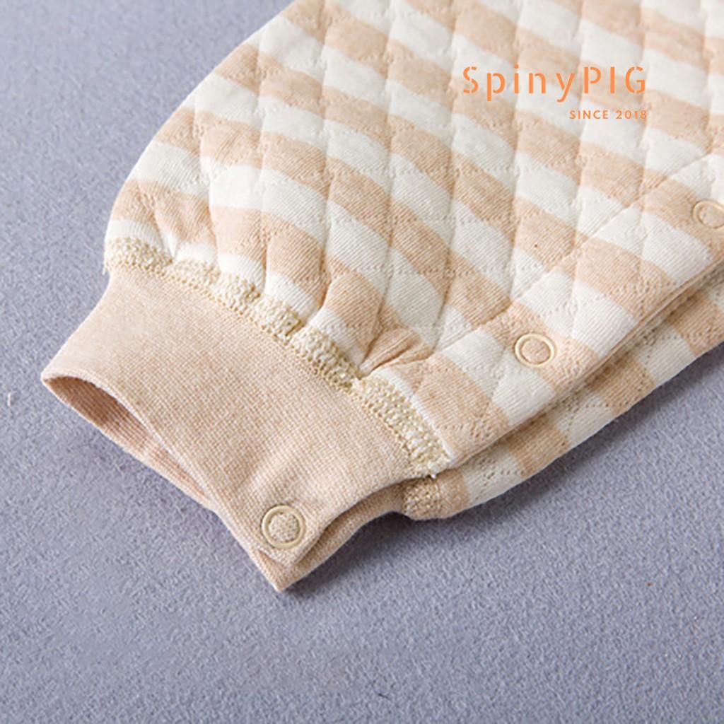 Quần áo sơ sinh 0-2 tuổi 100% cotton hữu cơ tự nhiên không chất tẩy nhuộm trần bông vô cùng mềm mại và ấm áp