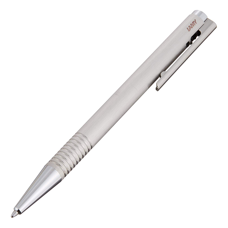 Bút Bi Lamy Logo Brushed Steel 206 - Mực Xanh - 4026752