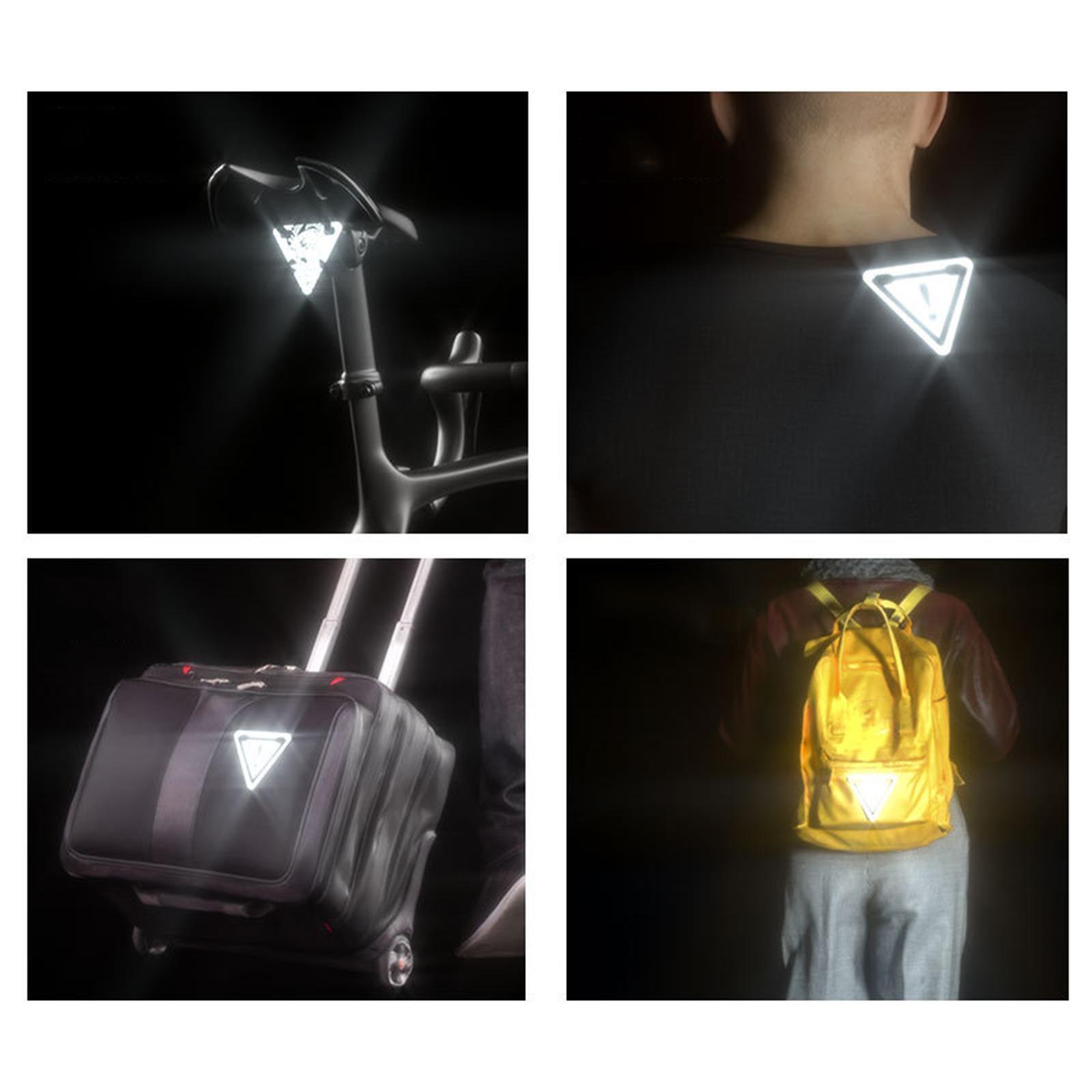 2x  Reflective Sticker   Safety Warning Sign for Cycling