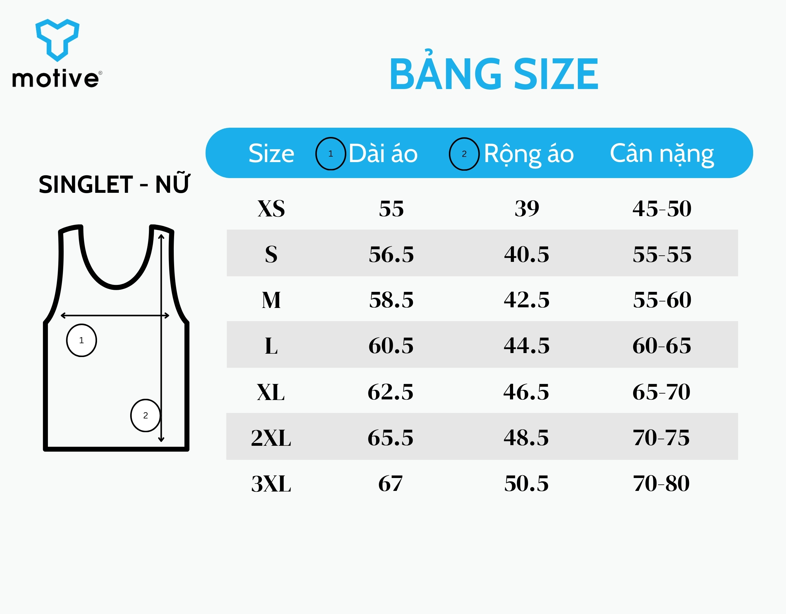 Áo Thun Thể Thao Chạy Bộ Nữ MOTIVE WOMAN Simple Color Singlet - Màu Xanh Biển Nhạt