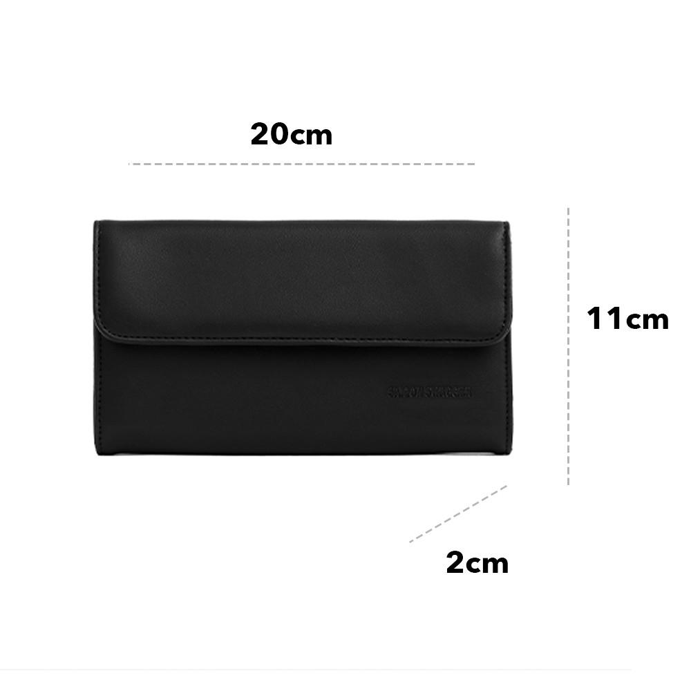 Ví Nam, Nữ Nắp Dài Da SAIGON SWAGGER SGS Anthem Leather Long Flap Wallet