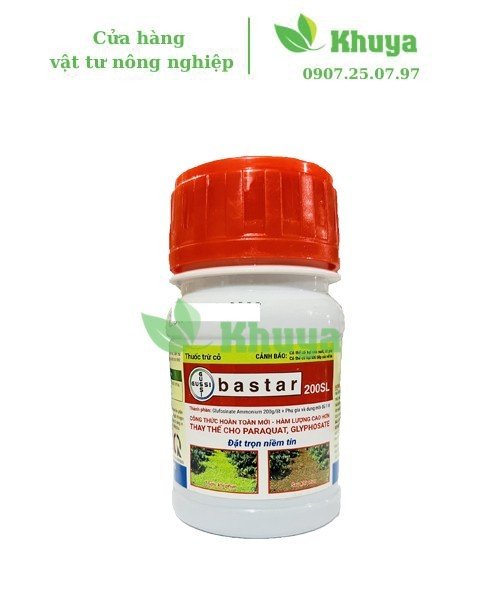Thuốc trừ cỏ Bastar 200SL 100ml Đặc trừ các loại cỏ