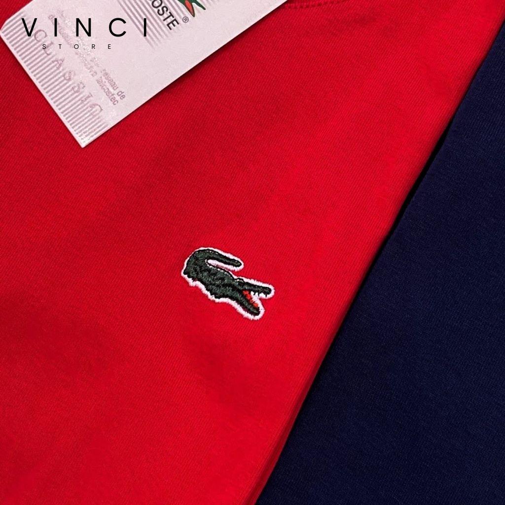 Áo Phông Cotton Cá Sấu Logo Thêu Vnxk