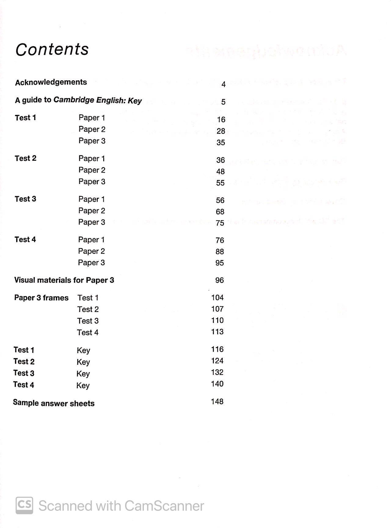 Cambridge English KEY - Key English Test 6 with Answers