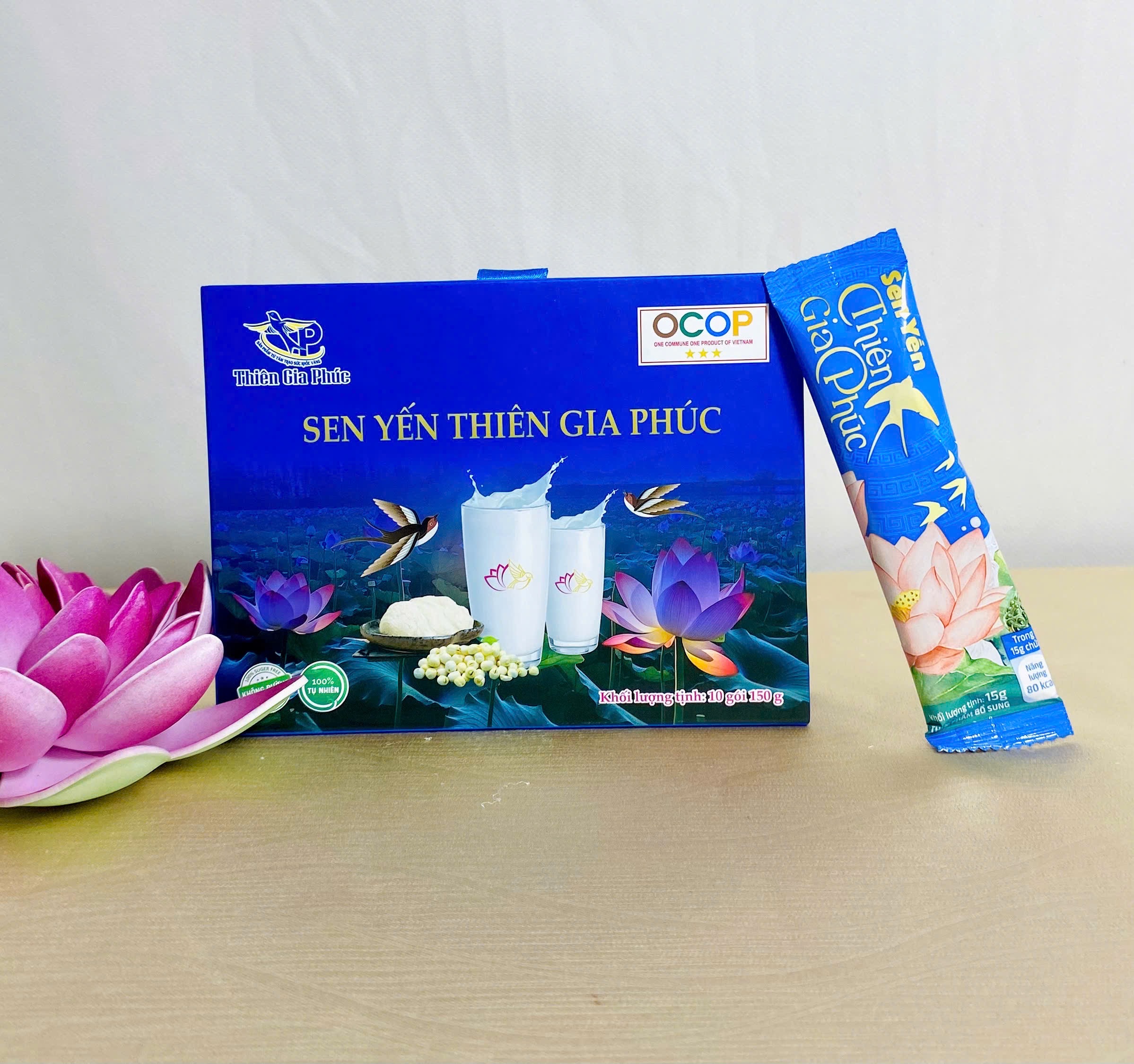 Sữa sen yến Thiên Gia Phúc (5 gói) - Không đường