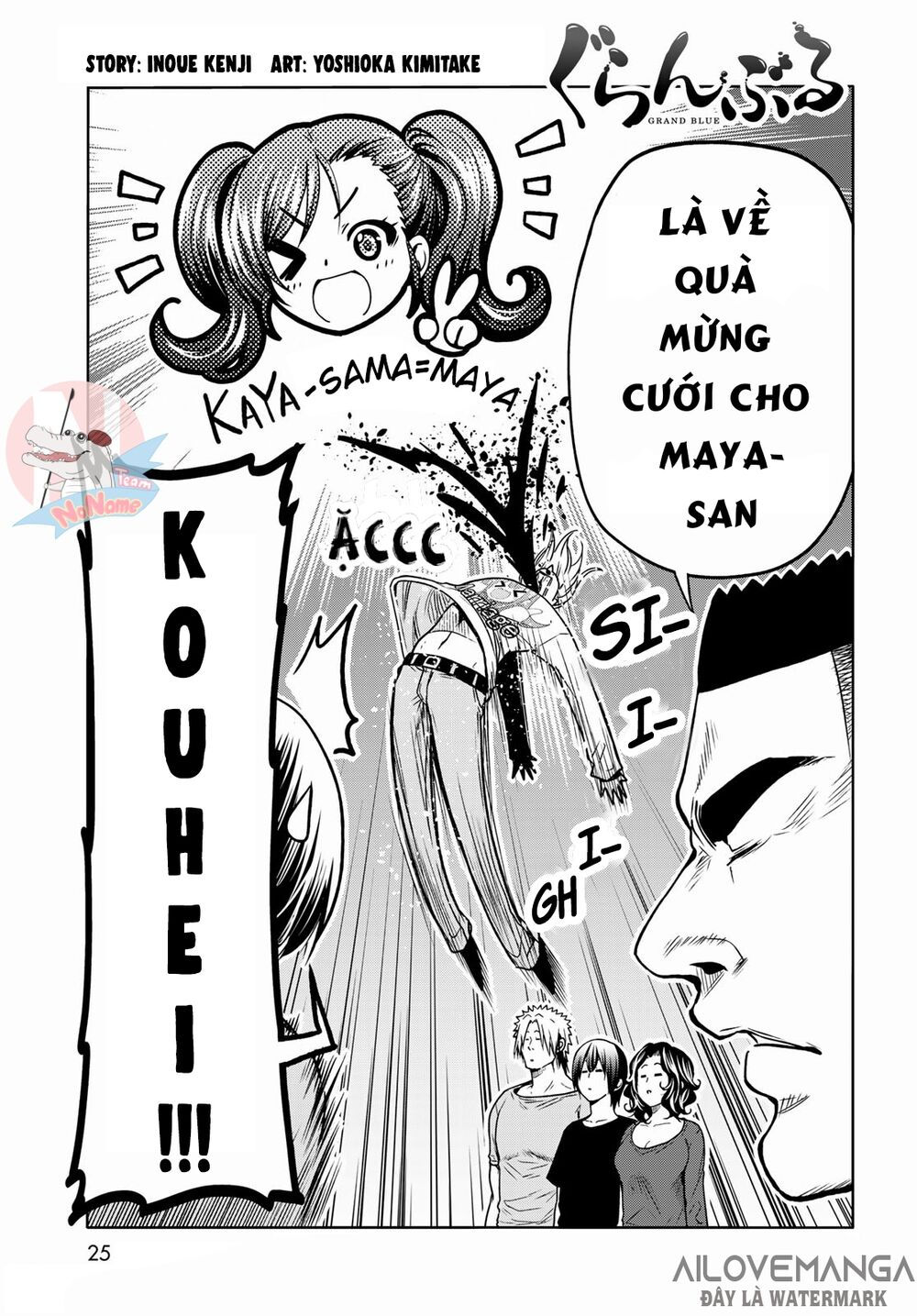 cô gái thích lặn - grand blue chapter 72.1 3