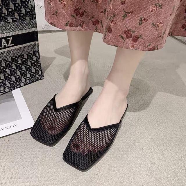 Dép nữ phối lưới
