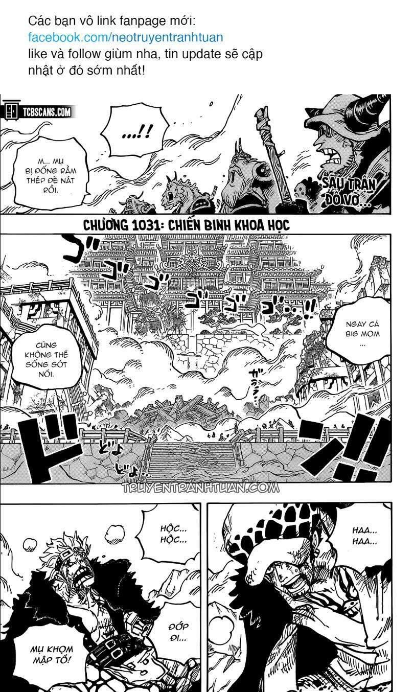 đảo hải tặc - one piece chapter 1031 3