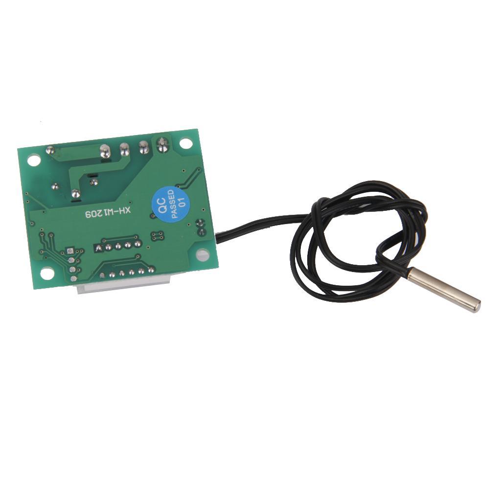 4 Pieces W1209 Digital Thermostat Temperature Control Switch Sensor Module