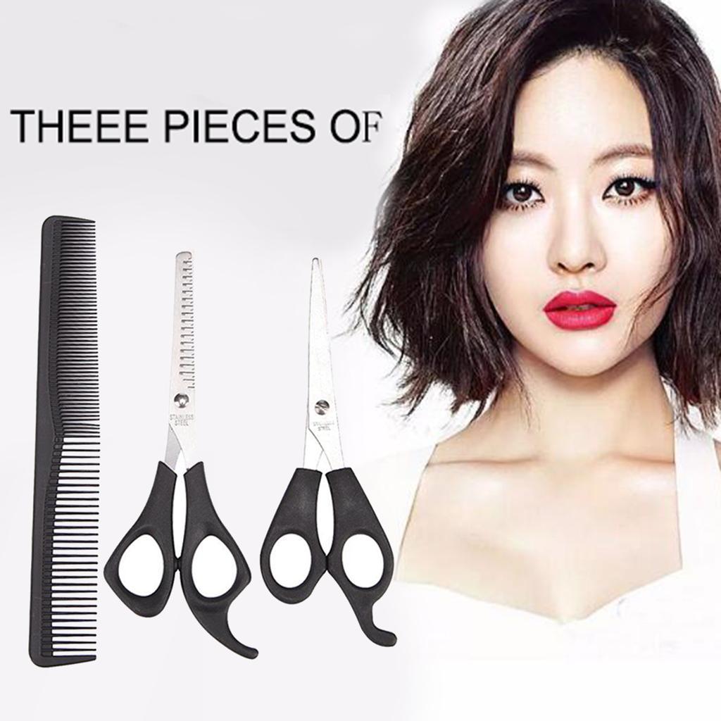 5.5in Hair Cutting Scissors + 50x Disposable Hair Cut Capes Unisex Cloth