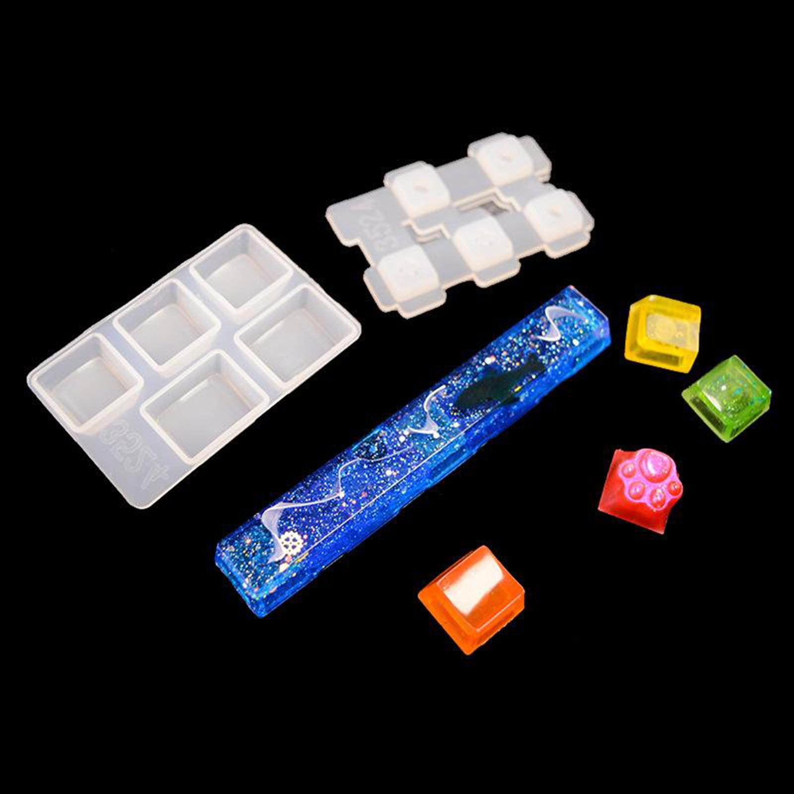 Keycaps Resin Mold Keycap Crafting Epoxy Mould Key Puller Cat Claw Molds Cat