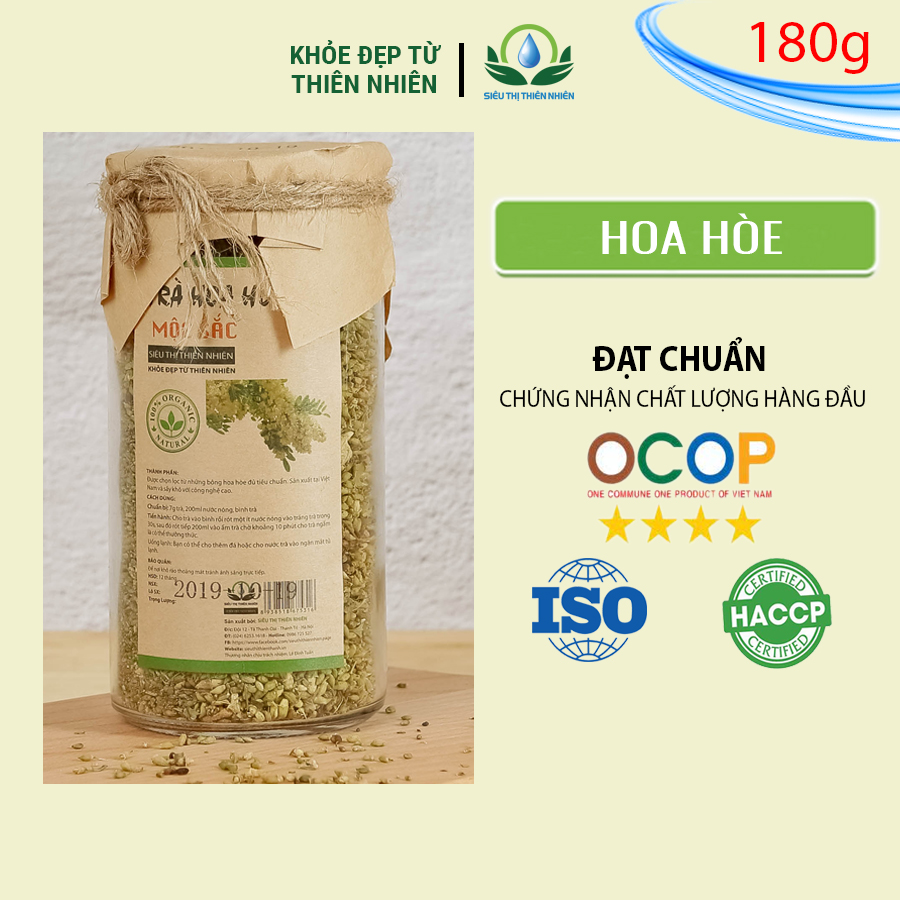 Đặc Sản Thái Bình - Trà hoa hòe Mộc Sắc cao cấp - OCOP 4 SAO