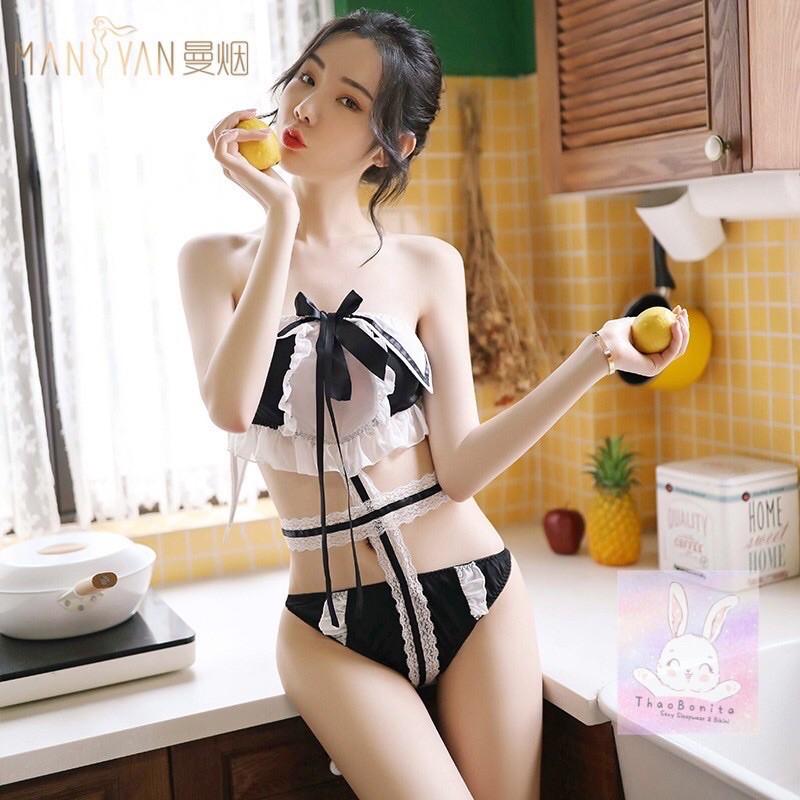 Set cosplay Cô Gái Giúp Việc đáng yêu T412 GIAO HOẢ TỐC HCM