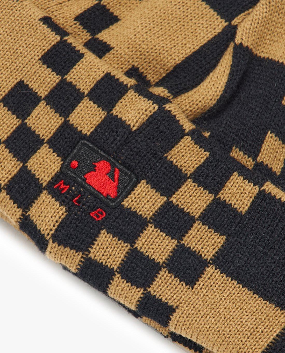 MLB - Nón len Checker Board Beanie 3ABNS0226