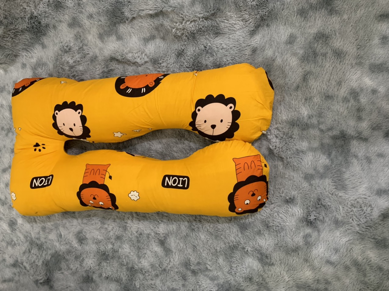 GỐI BÀ BẦU HỌA TIẾT LION