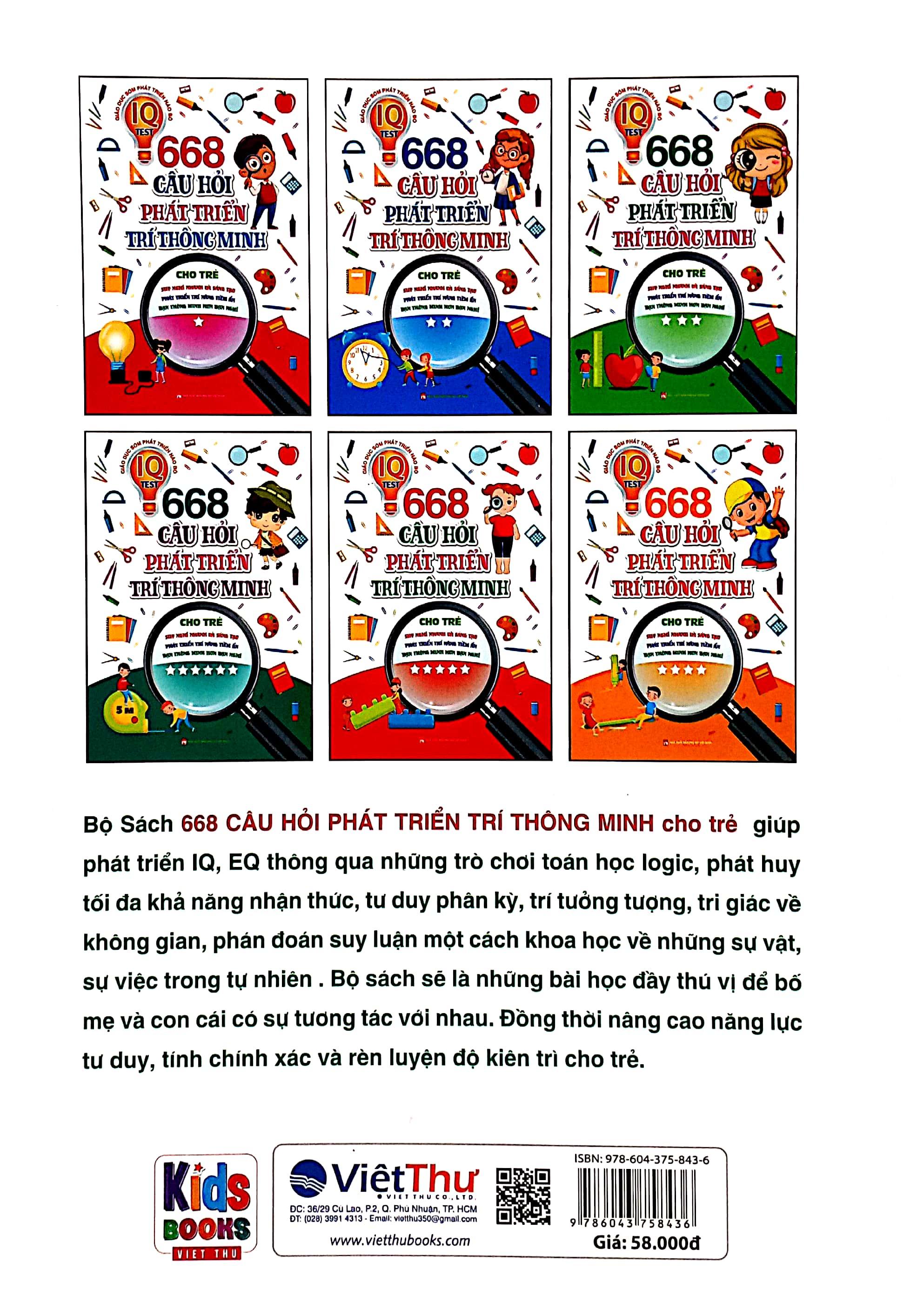 668 Câu Hỏi Phát Triển Trí Thông Minh Cho Trẻ - Tập 4
