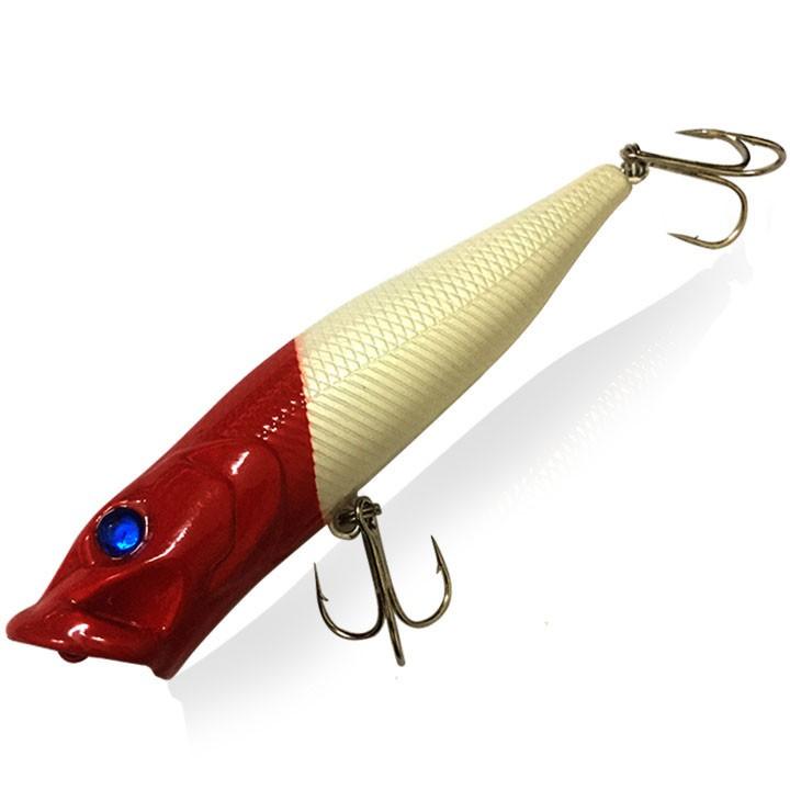 Mồi Câu Lure Cứng Bi Trong 9.5cm-10G (Đỏ Trắng)-thegioidocau