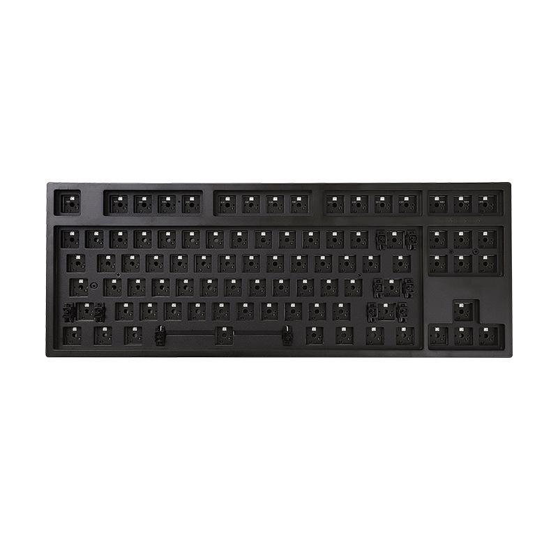 Bộ ba chế độ bàn phím cơ 87 phím tùy chỉnh theo phong cách mới nhất có thể tráo đổi nóng DIY2.4G Bluetooth chơi game thể thao điện tử văn phòng RGB