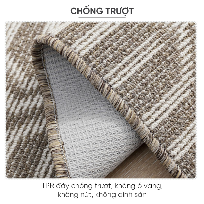 Thảm trang trí – Thảm chùi giầy dép ngay cửa nhà, Kích thước 50x80cm. Thảm chùi giầy dép chịu được ma sát tốt