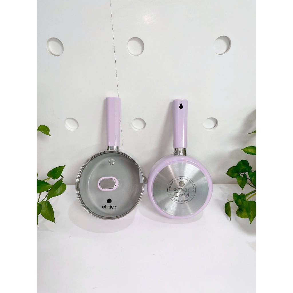 Bộ nồi chảo chống dính Baby full induction EL-5221LA16 size 16cm, Hàng chính hãng, đáy từ- JoyMall