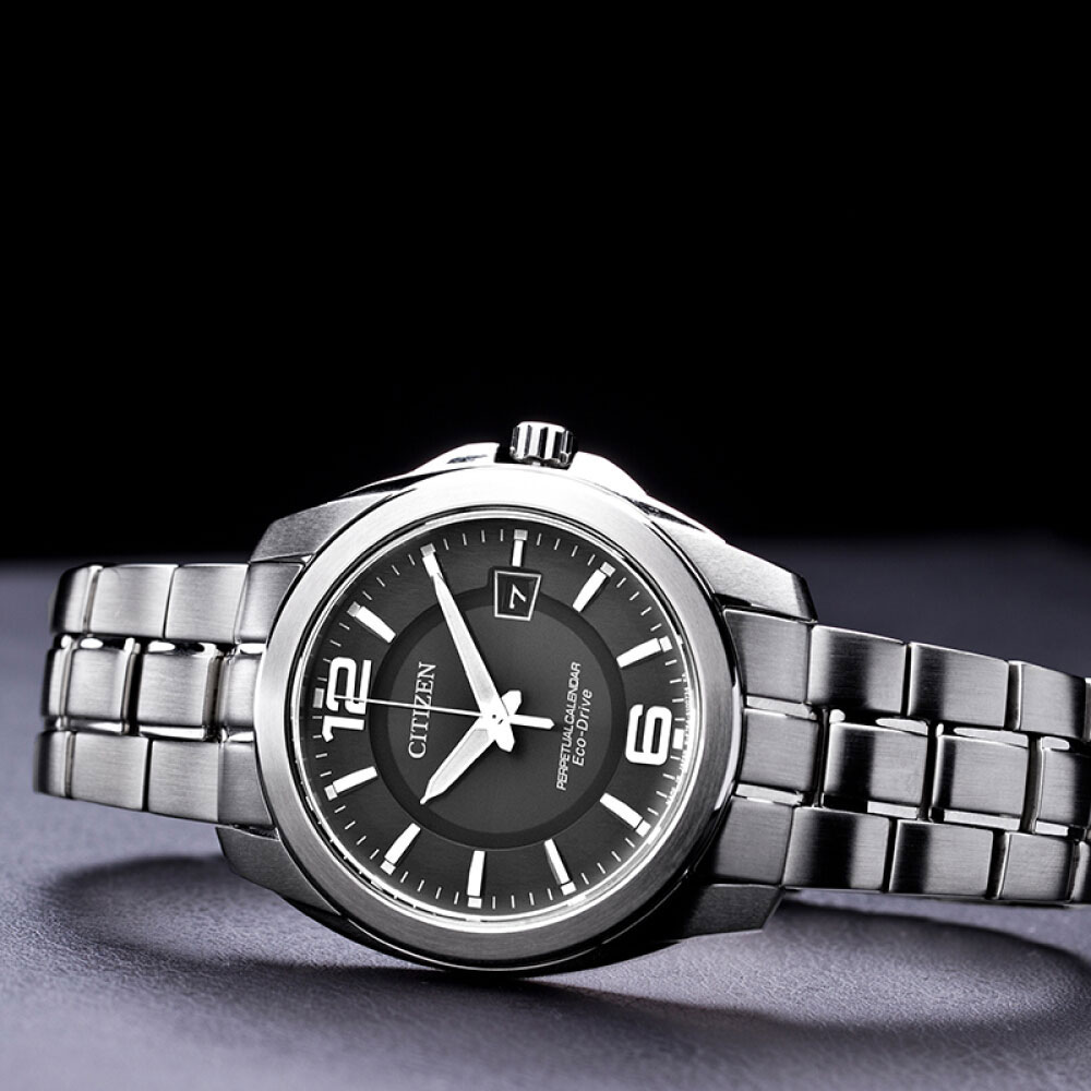 Đồng Hồ Nam Citizen Dây Thép Không Gỉ BL1240-59E - Mặt Đen  (Sapphire)