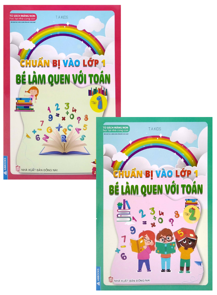 Combo Chuẩn Bị Vào Lớp 1 - Bé Làm Quen Với Toán  _ABB