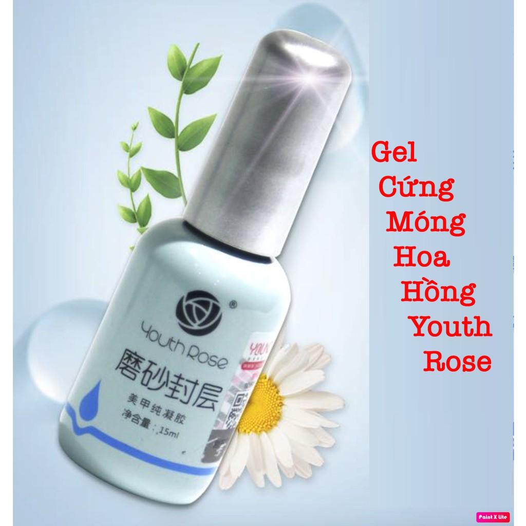 Gel Cứng Móng Hoa Hống Youth Rose 15ml Chính Hãng