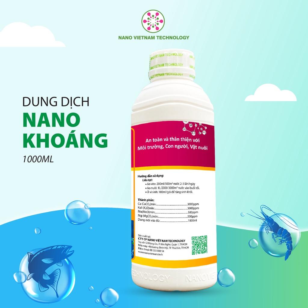 Nano khoáng tạt 100% nguyên chất tăng cường khả năng hấp thu cho tôm, cá và động vật thủy sinh 1L