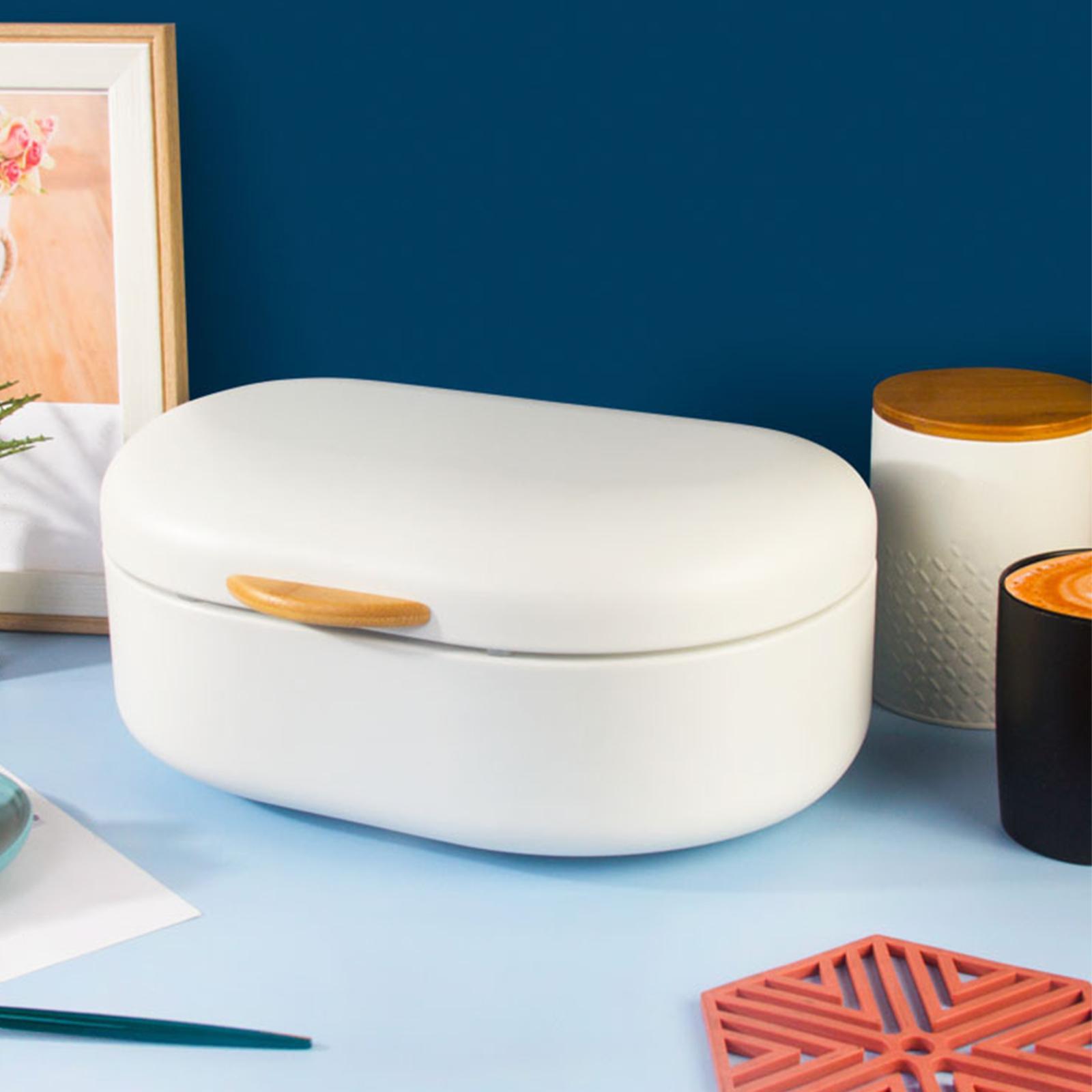 Multifunction Bread Box with Lid Save  Food Oat Nuts Canisters Box