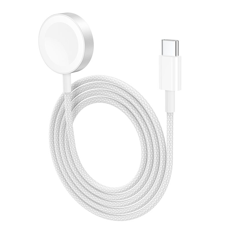 Dock sạc nhanh khung nhôm Hoco CW46 dành cho Apple watch cổng type C_ Hàng chính hãng