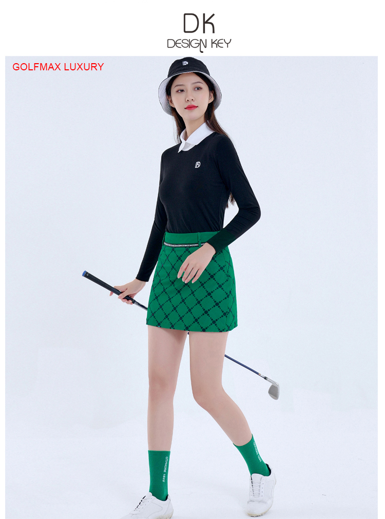 Fullset golf nữ chính hãng DK_Chất liệu polyester cao cấp_Thiết kế ôm dáng, tự nhiên và trẻ trung_DK22781-80