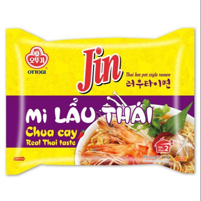 Combo 6 gói Mì Jin lẩu Thái Ottogi 115g