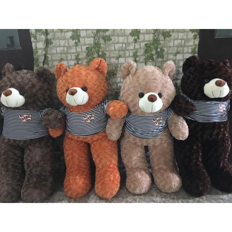 GẤU TEDDY NHỒI BÔNG CỰC ĐÁNG YÊU KHỔ 1M2, CAO 85CM