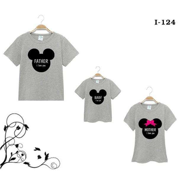 Áo Thun Gia Đình Họa Tiết Mickey