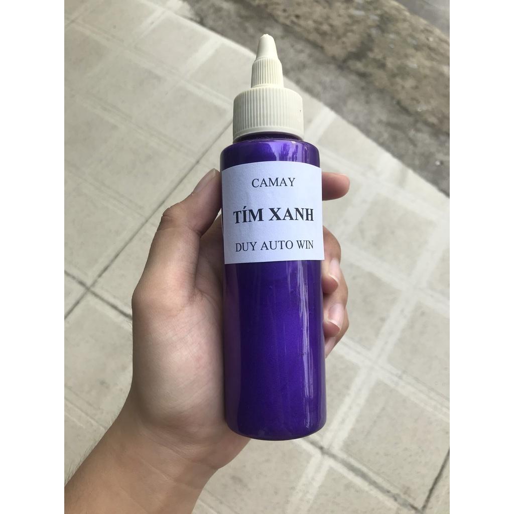 Camay màu tím xanh đóng chai 100g và 50g