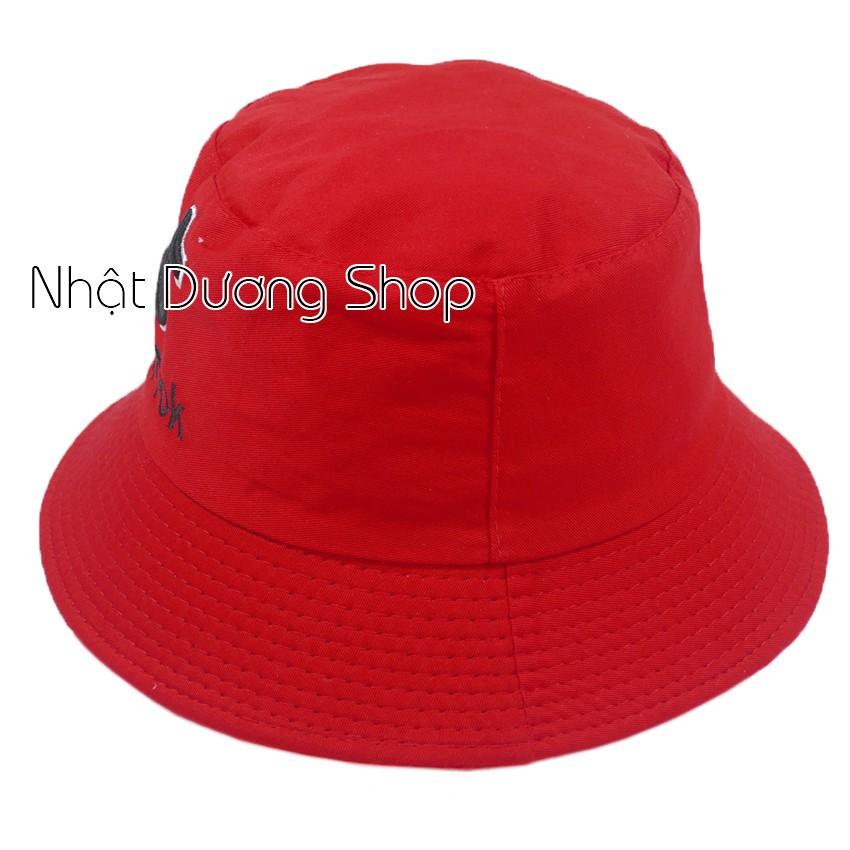 Mũ bucket đẹp 1 mặt, mũ tai bèo nam nữ vành nhỏ, nón bucket với chất liệu cotton thoáng mát