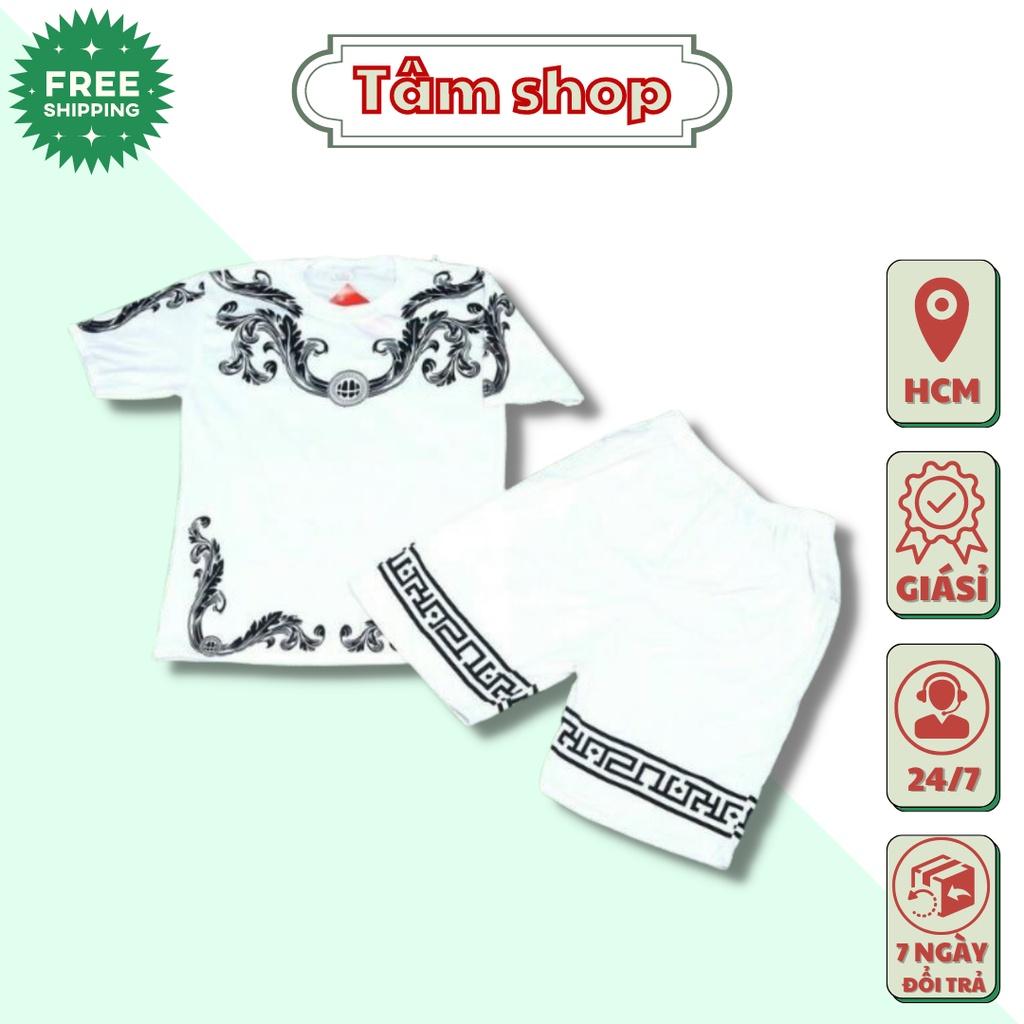 Đồ Bộ Thể Thao Nam Nữ HOA VĂN LÁ - Set Quần Áo bốn mùa đẹp cao cấp mặc nhà đi chơi thoải mái 01