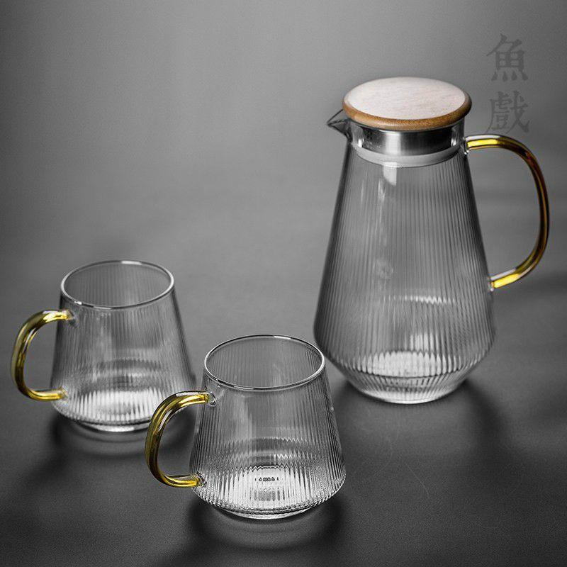 Bình thủy tinh đựng nước chịu nhiệt 2lít - Đun trực tiếp trên bếp