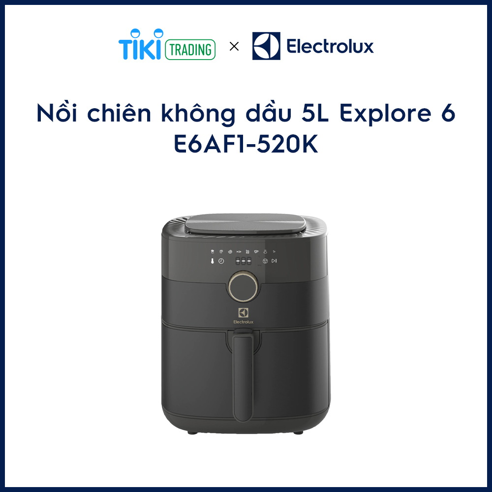 Nồi Chiên Không Dầu Electrolux E6AF1-520K 5L (Đen) - Hàng Chính Hãng