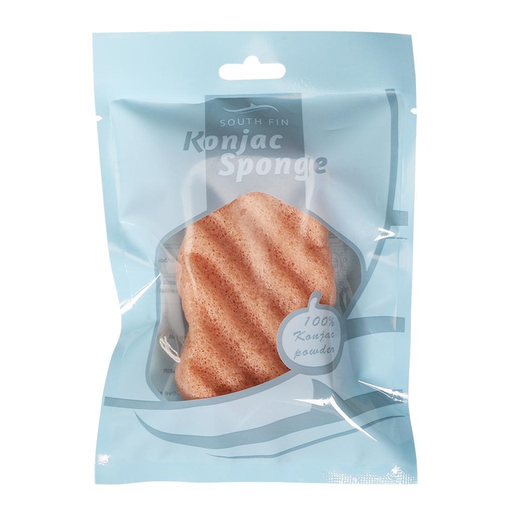 2 Pieces 100% Natural Konjac Soft Puff Face Body Wash Cleaning Sponge