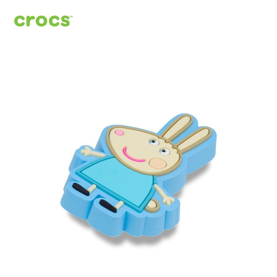 Huy hiệu jibbitz unisex Crocs JB Peppa Pig Miss Rabbit