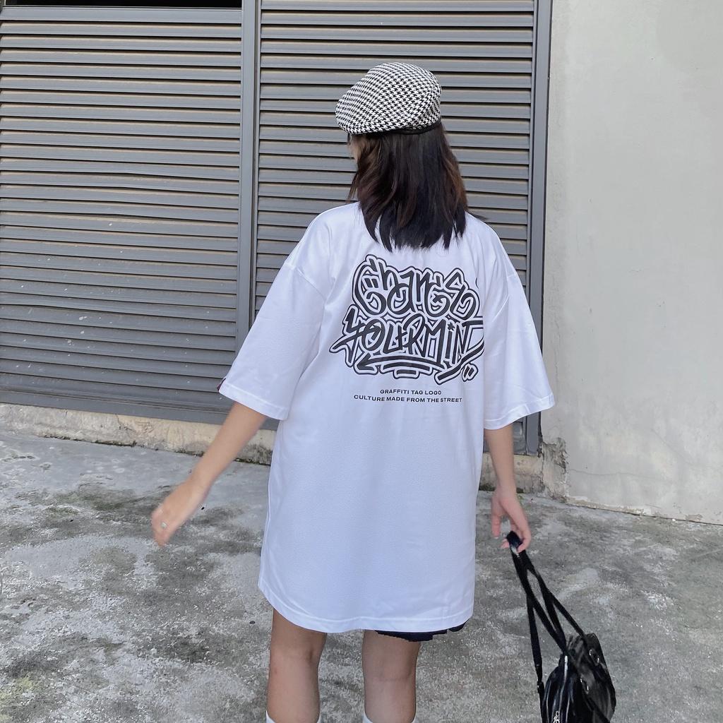 Áo Thun Unisex Graffiti Change Your Mind 4 MÀU Form Oversize 100% cotton - Áo phông Local Brand chính hãng