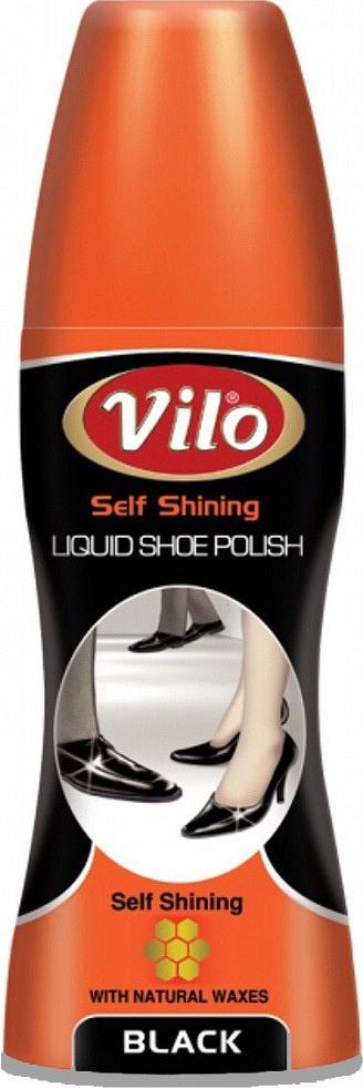 Xi nước đánh bóng giày Vilo liquid shoe polish 80ml (màu đen)