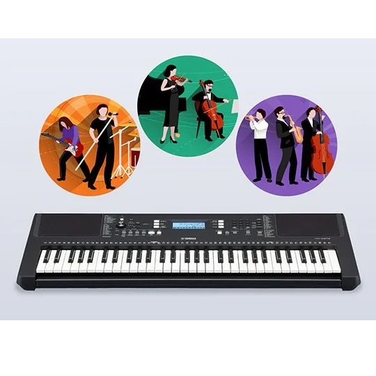 Đàn Organ điện tử/ Portable Keyboard - Yamaha PSR-EW310 (PSR EW310) - Màu đen - Hàng chính hãng