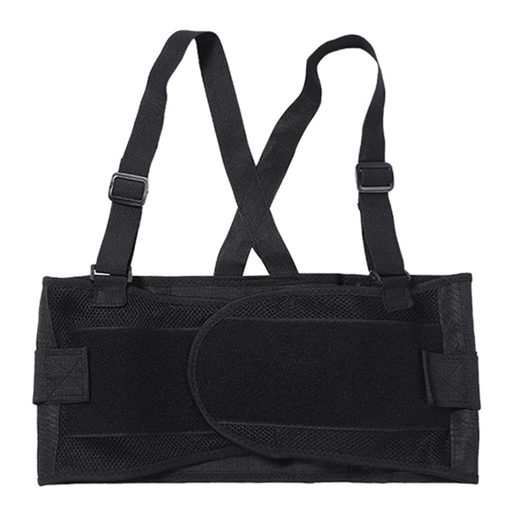 Premium Weight Lifting Belt Adjustable Lower Back Support Brace Workout Sports Waist Strap