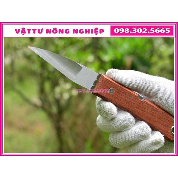 Dao chiết ghép cành cán gỗ- Dụng cụ Ghép Cây Chuyên Dụng - Chuyên dùng cho nhà vườn