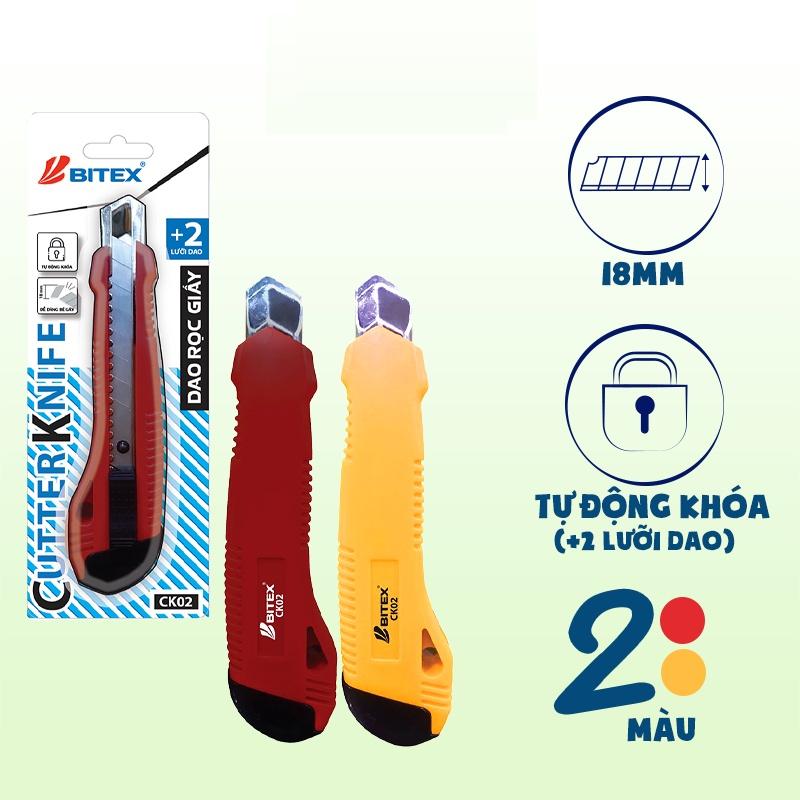 Dao rọc giấy Bitex CK02 18mm