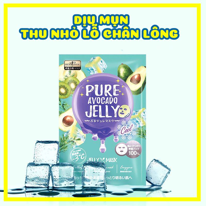 Mặt Nạ Jelly Thạch Sexylook Trái Cây Lên Men Vị Bơ Kiềm Dầu, Se Khít Lỗ Chân Lông, Hạn Chế Mụn NHẬP KHẨU CHÍNH HÃNG