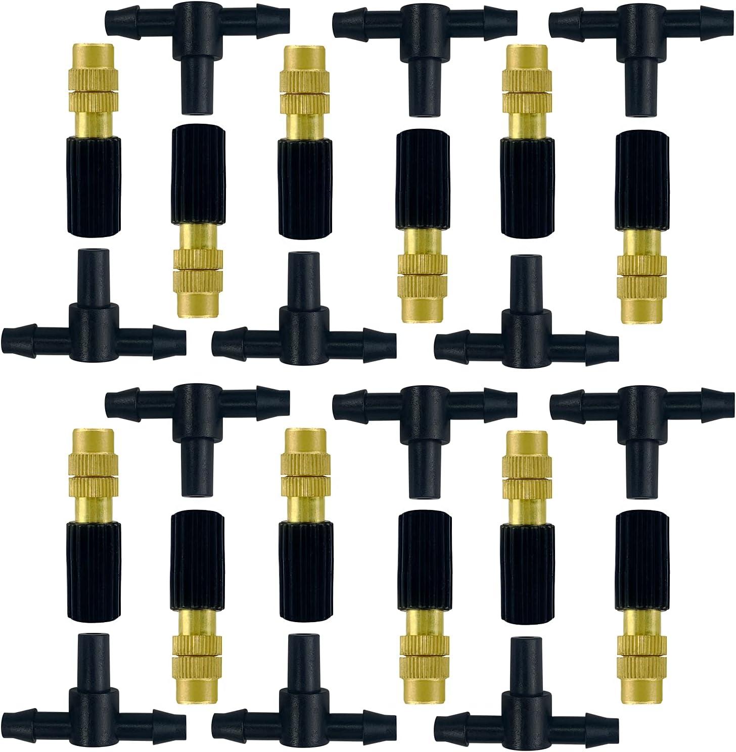 12 Gói Đồng Có Thể Điều Chỉnh Đầu Xịt Hệ Thống Tưới Nhỏ Giọt 4/7 Vòi Phun Xịt Cho Sân Vườn Ban Công Tưới Cây