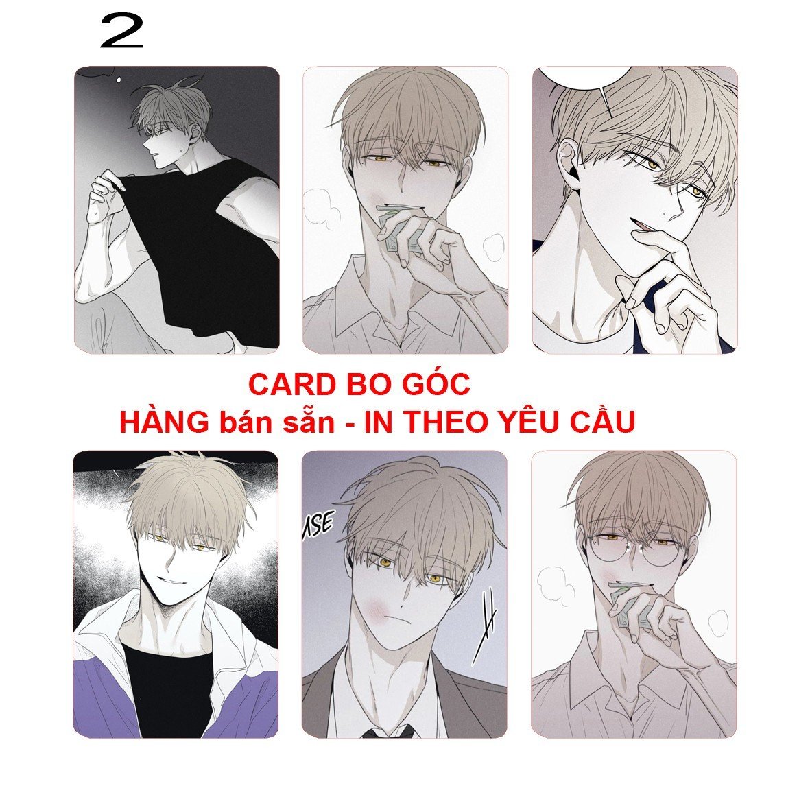 Thẻ card Chiếu tướng jung eunsung jung Bl 6 ảnh khác nhau/ Card in hình bl checkmate chiếu tướng jung eunsung jung